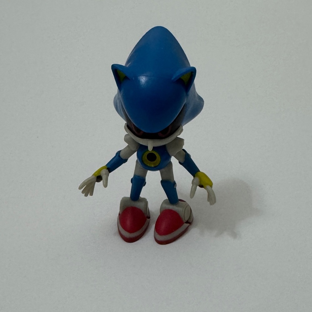 JAZWARES SONIC THE HEDGEHOG 2013 METAL SONIC MINI MORPHED 3" RARE FIGURE TOY...